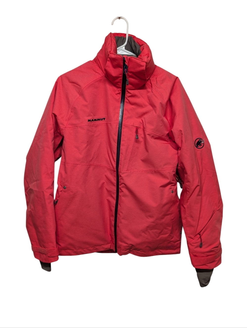 MAMMUT DryTech Women's Pink Insulated Winter Ski Jacket w/ Hood (Medium)